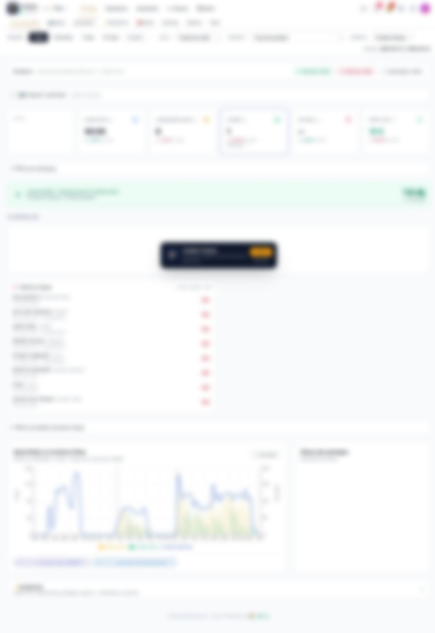 Capture floutée — Dashboard décisionnel e-commerce temps réel